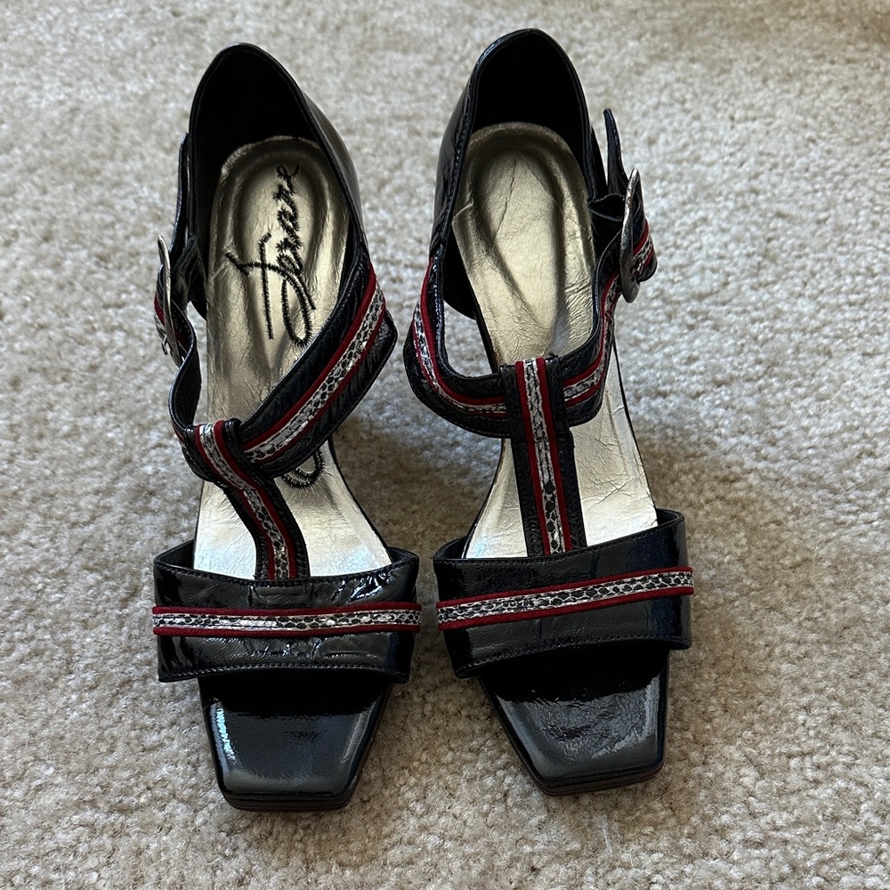 Elegant Black and Red Heels